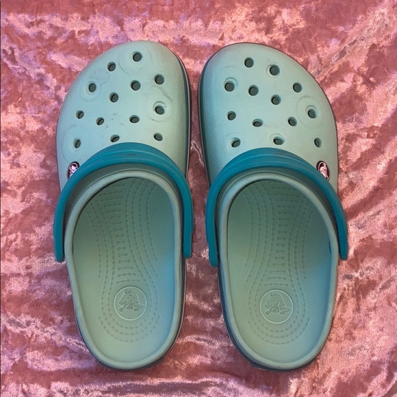 dark teal crocs